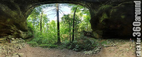 yahoo-shelter Large rock shelter near Yahoo Arch