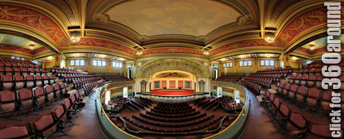 Memorial Hall, Cincinnati, Balcony